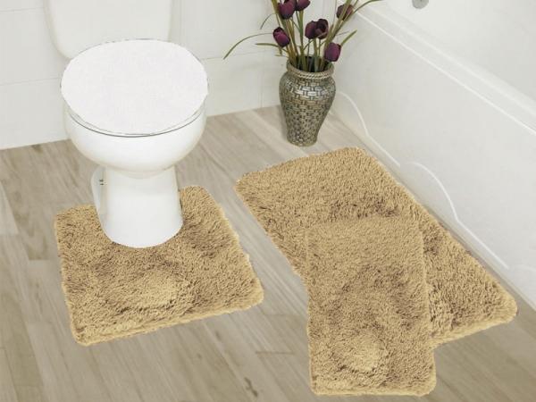 3 PIECE BATH RUG SET