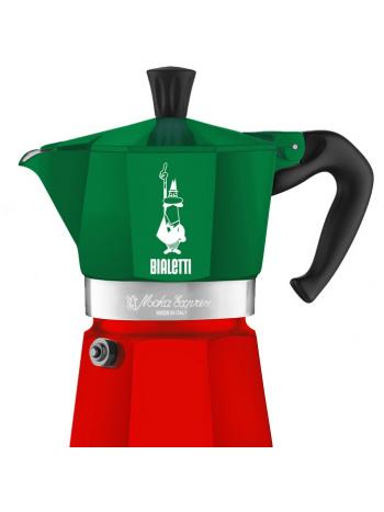 BIALETTI MOKA EXPRESS COFFEE MAKER - TRICOLOUR