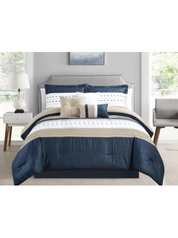 COMFORTER SET 7PCS HEATHER