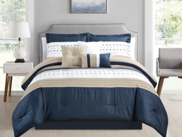 COMFORTER SET 7PCS HEATHER