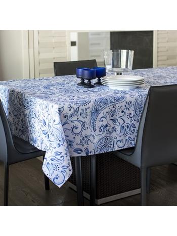 GENTIL BLUE POLYESTER TABLECLOTH