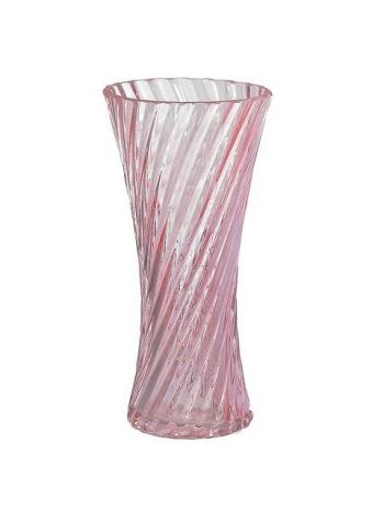 VASE EN VERRE - ROSE