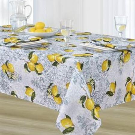 LEMONS POLYESTER TABLECLOTH