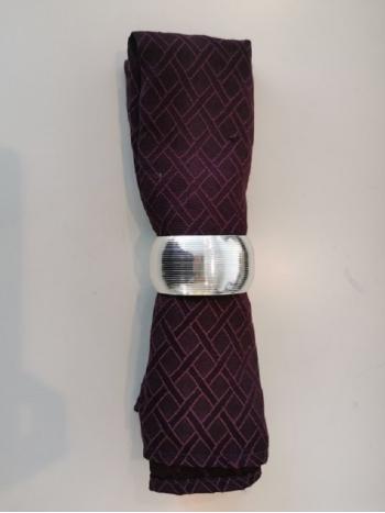 NAPKIN RING SILVER ROUND