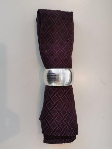 NAPKIN RING SILVER ROUND