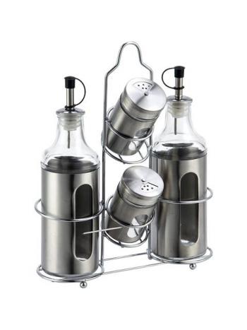 SALT, PEPPER AND OIL CADDY