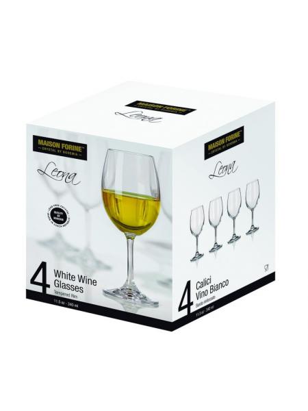 SET OF 4 WHITE WINE GLASSES
