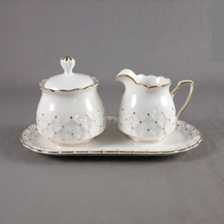 ENSEMBLE SUCRE ET CRÈME - POIS EN OR